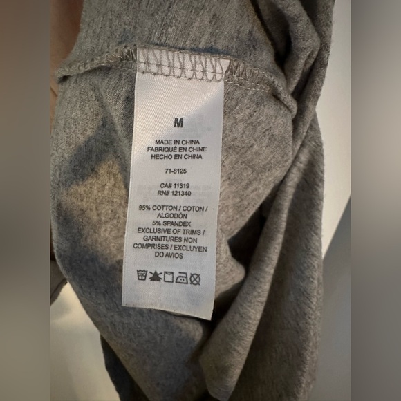 Grey midi cotton and spandex tank dress - Picture 6 of 6